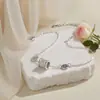 Pulsera de Plata de Ley S999 Cintura Delgada Joyería para Mano de Niñas Moda Ins Pulsera Romana de Gama Alta Joyería Geométrica Venta al por Mayor