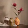 Jarrón Montaña de Almohada, un jarrón de cerámica retro para uso doméstico, adecuado para flores secas en la sala de estar, la entrada o la casa de huéspedes, y también se puede usar para arreglos florales hidropónicos como pieza decorativa.