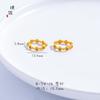 Dourado duradouro acessórios diy fosco fivela de 8 caracteres amor infinito Coroa porta-flores bolsa miçanga anel espaçador pingente pulseira