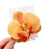 2025 Nuevo Estilo Pastoral Horquilla de Flor Amarilla para Mujer Chica Dulce Mori Horquilla para Flequillo Pinza de Encaje Adorno para el Cabello