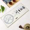 Paño de té multifuncional de gamuza al por mayor, Tendencia nacional, Estilo antiguo, Creativo para el hogar, Engrosado, Absorbente de agua, Paño de té pintado de alta gama, Paño de té