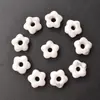 Componente Flor de Cinco Pétalas de Cristal 15mm Furo de 4mm Pingente Flor de Ágata Natural Joias Artesanais Charms para Roupas Fonte Atacadista