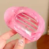 Elegante pinza grande plana para el cabello, pinza de garra de abulón, pinza plana de pico de pato para peinar el cabello, cómoda de llevar, nuevo pinza para el cabello 2026