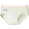 Ropa interior de mujer Clase A, Alta elasticidad, Sin costuras, Algodón puro, Alargada 16 cm, Bragas antibacterianas, Cintura media, Transpirable, Entrepierna fina, para niñas jóvenes