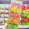 Presilha de Cabelo Divertida com Fatias de Toranja e Limão que Brilham no Escuro, Presilha de Cabelo Temática de Comida, Fruta Dopamina Franja Presilha de Cabelo