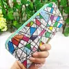 Bolsa para Talheres de Viagem, Bolsa para Talheres Outdoor, Conjunto de Talheres Estilo Ocidental em PU Estampado, Bolsa Leve para Talheres em PU