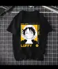 Comercio Exterior Anime Japonés Verano One Piece Merchandising Camiseta Dibujos Animados Anime Unisex Camiseta de Manga Corta Top 2025-1