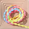 Cadena de Farolillos Pequeños de 0.5 cm de Diámetro en Stock, Adorno de Encaje de Pompones Teñidos Multicolor para Ropa, Vestimenta y Suministros para Mascotas