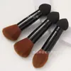 Bangfei kit de 3 piezas dos en uno cabeza de esponja pincel de maquillaje mini portátil cepillo suelto herramientas de belleza