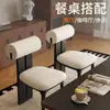Silla de Comedor Vintage de Madera Maciza para Uso en el Hogar, Silla de Respaldo Moderna, Silla de Maquillaje de Diseñador para Restaurante, Silla Hipopótamo, Silla de Comedor Estilo Mediados de Siglo