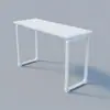 Conjunto de Mesa e Cadeiras para Treinamento Institucional, Simples e Minimalista, Mesas e Cadeiras Duplas para Estudantes, Mesa Longa para Conferência
