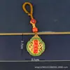 Variedad de raíz de bodhi imitación de loto llavero de loto hebilla segura adornos para bolsa llavero de bestia dorada golondrina adornos para teléfono móvil venta al por mayor