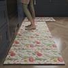 2025 Novo Tapete de Pé Antiderrapante Absorvente de Água Absorvente de Óleo Secagem Rápida Tapete de Porta Estilo Americano Diatomito Impresso Quadrado Tapete de Piso de Cozinha