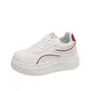 Zapatillas blancas de suela gruesa GT9908 para mujer, nueva colección otoño 2026, zapatos casuales para mujer, versátiles para mujeres petite