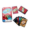 Juego de Mesa de Construcción de Grupos Genuino Clásico Negro Dorado Carta Uno Multijugador Juego de Mesa de Cartas Casual para Fiestas