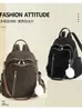 Bolsa de ombro dupla nova e leve transfronteiriça mochila de viagem nylon feminina para o dia a dia moda nova versão coreana grande capacidade versátil