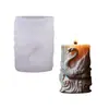 Molde de Silicona para Velas Aromáticas de Tallado de Cisne DIY Adorno Decorativo de Arte Flamenco Pavo Real Molde Hecho a Mano