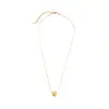 Collar de Bola de la Suerte de Acero Inoxidable Yunyao para Mujer Joyería Versátil Estilo Ins Joyería de Lujo Ligero Cadena de Clavícula de Nicho Accesorio Cadena para Suéter