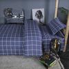 Juego de Cama de Tres Piezas de Algodón Puro Dormitorio de Estudiantes Funda de Edredón Sábanas Funda de Edredón Cama Individual Ropa de Cama Litera Estudiantes Universitarios
