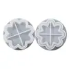 Resina de Papoula DIY Resina Gesso Flor de Oito Pétalas Caixa de Armazenamento Empilhável Frasco de Armazenamento Multicamadas Molde de Silicone