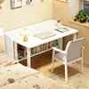 Mesa infantil de madeira maciça nórdica integrada mesa de estudo em casa para aluno do ensino fundamental mesa de cabeceira para apartamento pequeno mesa de escrita mesa estreita montada na parede