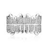 Amazon Transfronterizo Halloween Circonita Cúbica Chapado en Oro Rejillas Dentales Hiphop de Moda para Hombre Hip-Hop Ocho Dientes Joyería Dental Venta Directa