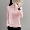 2106 Ropa de secado rápido para mujer, manga larga, verano, malla fina, transpirable, camiseta deportiva, senderismo al aire libre, transpirable, protector solar