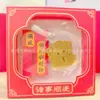 Pegatina de teléfono de oro de recuerdo del Año de la Oveja, juego de caja de regalo con pegatinas de lámina de oro 999 de pureza, regalo promocional, venta al por mayor de fábrica