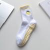 Calcetines de Yoga Zhuji Antideslizantes Profesionales para Mujer de Media Pantorrilla Pilates Fitness Bordado de Frutas Personalizado Calcetines Deportivos para Mujer