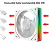 Prism 7PRO ventilador de chassi PWM controle de temperatura ARGB ventilador 12cm silencioso 5v3 pinos ventilador de resfriamento de computador de mesa