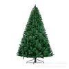 Procesamiento de decoración navideña personalizada 1.2/1.5/1.8/2.1 metros trípode de hierro encriptación PVC verde árbol de Navidad de simulación