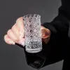 Bestseller Douyin Copo Giratório para Whiskey Taça de Vinho Rotativa Vidro Celebridade da Internet Bebida Estrangeira de Luxo Brandy Copo Rotatório