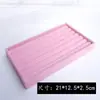 Caja de joyería rosa tamaño pequeño terciopelo anillo pendientes de botón placa placa vacía expositor de joyería caja de almacenamiento de joyería bandeja