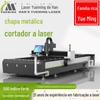 Máquina de corte a laser de fibra metálica Da zu yueming 1000W/2000W/3000W máquina de corte de chapa de aço inoxidável e ferro