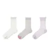 Calcetines Finos de Lunares con Volantes para Primavera y Verano para Mujer, Calcetines Holgados Estilo Ballet, Calcetines Versátiles Dulces y Juveniles