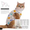 Ropa de esterilización para gatos más vendida transfronteriza, ropa postoperatoria anti-lameduras cómoda y transpirable, ropa para destete de gatas, venta al por mayor de ropa de esterilización para mascotas