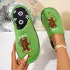 Pantuflas Navideñas Bordadas de Hombre de Jengibre Casual Transfronterizas, Suaves y Amigables con la Piel, Antideslizantes, Algodón para Ambiente del Hogar, Venta al por Mayor