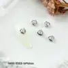 Decoraciones Populares de Arte de Uñas de Circonia de Lujo, Estilo de Lujo Ligero Exquisito de Alta Gama, Diamantes de Circonia para Uñas Brillantes con Forma de Corazón