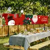 Bandeiras de Natal Transfronteiriças, Bandeiras, Decorações para Festa de Boas Festas, Tecidos Pendurados, Bandeiras Coloridas, Feito Sob Medida