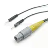 Cable conector Lemo autoblocante a uno a dos pines de electrodo 2.0 Cable para ECG Línea de conexión para instrumento de belleza