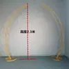 Nuevos Accesorios de Boda Arco de Puerta de Cuerno de Hierro Forjado Decoración de Escenario para Área de Bienvenida de Bodas al Aire Libre Metabo
