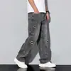 Loja Independente Verão 2026 Novo Jeans Masculino Estilo Americano Versátil Tendência Perna Reta Calça Casual em Estoque