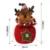 Bolsa de Regalo Festival de Navidad Bolsa de Regalo Caramelos Navideños de Lana Bolsita con Cordón Nochebuena Bolso de Mano Bolsa de Manzana Venta al por Mayor