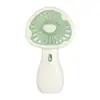 Ventilador de mano pequeño silencioso de viento de verano, mini ventilador eléctrico portátil recargable por USB, regalo para niños, logotipo impreso