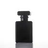 Em Estoque na Fábrica 50-100ml Frasco de Vidro para Perfume, Spray de Pressão Preto, Frasco Vazio Quadrado de Alta Qualidade para Recarga de Perfume