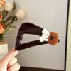 Presilha de Cabelo Triângulo Desenho Animado Fofo para Mulheres, Tamanho Grande, Novo Estilo Primavera/Verão 2026, Presilha Tubarão de Alta Qualidade para Cabelos Grossos, Acessório de Cabelo