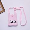 2024 Bolsa de Mão Mini de Tricô Guofeng Panda Bolsa de Celular Fashion Guofeng Bolsa de Ombro Bolsa Casual Versátil