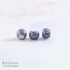 Fornecimento Transfronteiriço 6mm Cerâmica Levemente Galvanizada Contas Grande Furo Cor de Doce Contas Redondas Acessórios para Pulseira de Contas Soltas Joias Artesanais DIY
