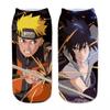 Calcetines periféricos de impresión 3D de dibujos animados de animación de Naruto transfronterizos para Amazon, calcetines de barco, personalidad creativa, tubo corto