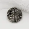 Botones Metálicos con Diseño Personalizado de Patrón de Piedra, Versátiles para Abrigos, Botones Cosidos a Mano para Abrigos Largos, Suéteres y Tops, Accesorios al por Mayor